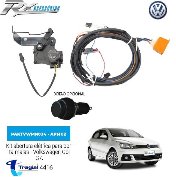 Kit Abertura El Trica De Porta Malas Tragial Apmg Volkswagen Gol G