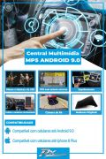 Kit Multimídia Triton/dakar 09/16 9 Pol. Android 9.0 + moldura + camera de ré