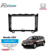 Moldura 9" Fiamon para Honda CRV (2008 até 2011) - Preta - 4141