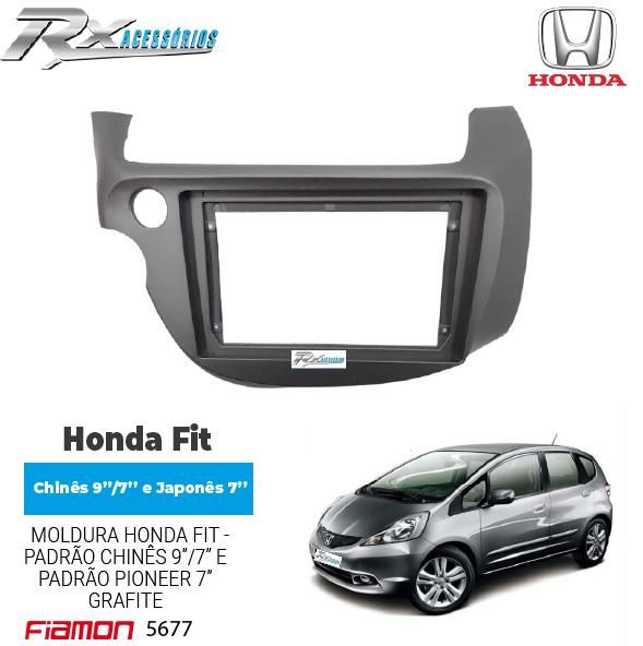 Moldura 9 7 para Honda Fit 2 gera o 2009 at 2014